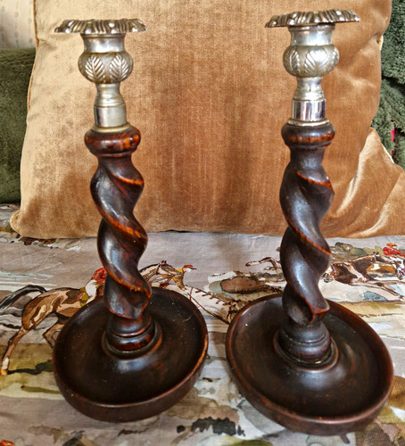 Wooden barley twist - wooden,