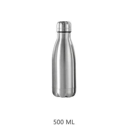 Stainless steel water bottle - stainless,