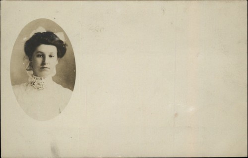 Rppc pretty edwardian girl - edwardian,