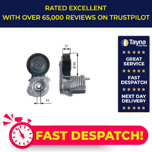 Aux belt tensioner fits ford - belt,