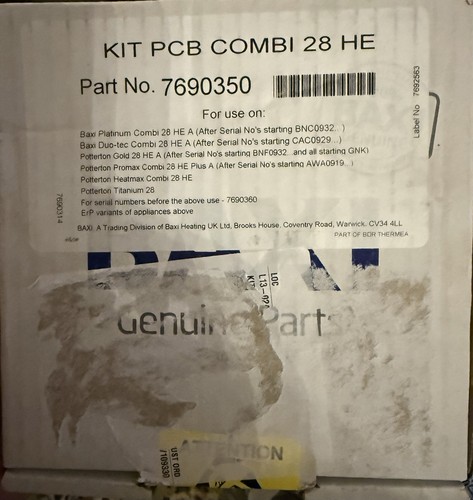 Baxi duotec platinum - duotec, pcb