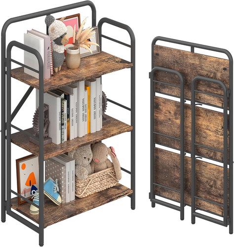 Folding tier bookshelf - bookshelf,