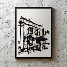 Southwold framed original - southwold,