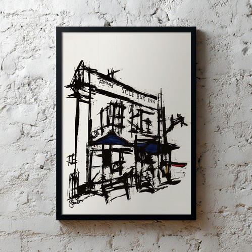 Southwold framed original - ❤,