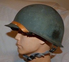 A Post WW2 M1 Euro-clone Airforce M51 Belgium Steel Helmet & Liner Complete