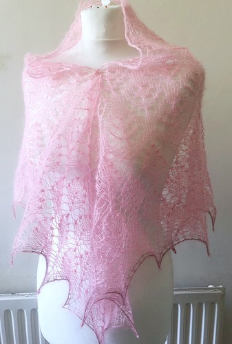 Hand knitted silk - hand,