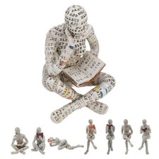 Resin Reading Woman Figurine