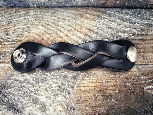 Leather scout woggle - leather,