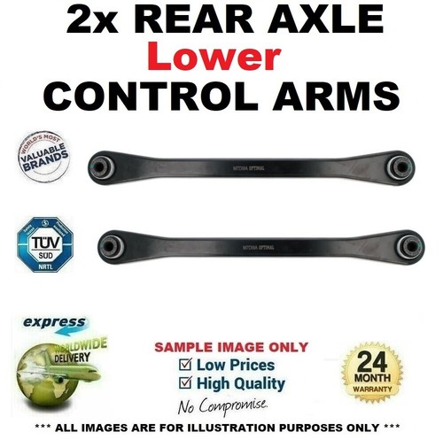 Rear lower control arms - lower, for