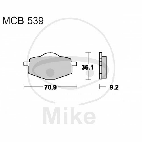 Brake pads sinter trw - si,