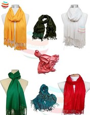 Pashmina Scarf Hijab Shawl Stole Wrap wedding 100% Viscose High Quality UK