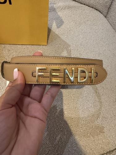 Fendi leather belt cm - leather,