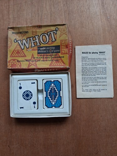 Whot waddingtons game - ‘whot’,