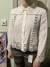 ZARA White Crochet Lace Trim