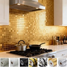 Metallic Gold Stick on Kitchen