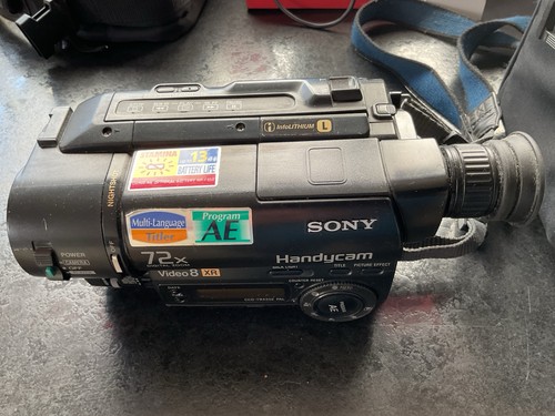 Sony handycam video8 72 x - xr,