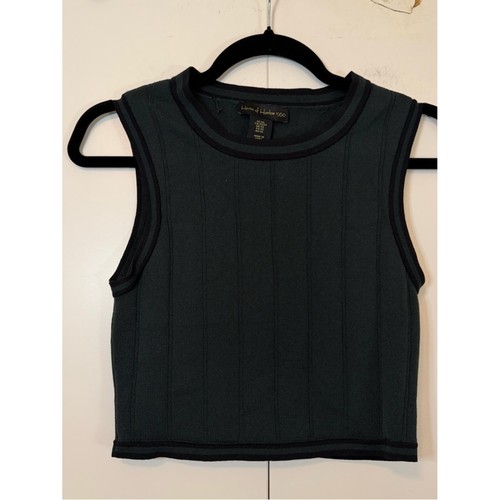 Forest green ribbed knit - ribbed,