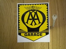 AA Garage Sign External Sticker 8" Workshop Car Van Automobile Association Race