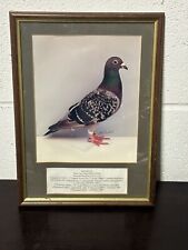 Beautiful Overpainted Photograph Of A Racing Pigeon Called Michelle, c1990’s 