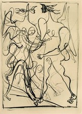 Georges Braque: The Couple, ENGRAVING, 1950