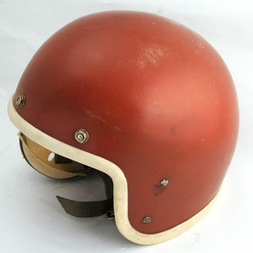 Motorcycle helmet ussr red - motorcycle,