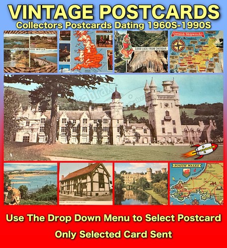 Vintage postcards england - postcards,