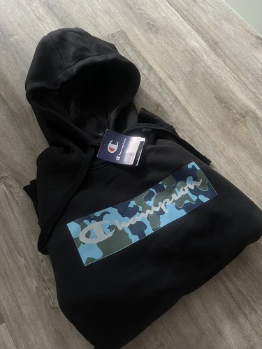 Champion black hooded jumper - champion,