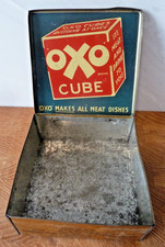 Vintage OXO Tin Empty Held 50 Cubes Oxo Makes all Meat Dishes
