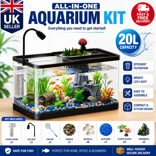 20l nano fish tank - fish,