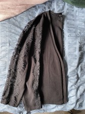 Black Short Cardigan , Size m