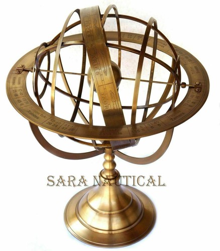 Vintage fully brass armilary - fully,