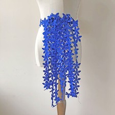 Royal Blue Flower Lace Ribbon