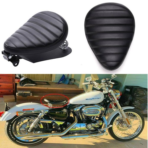 Motorcycle leather solo seat - leather,