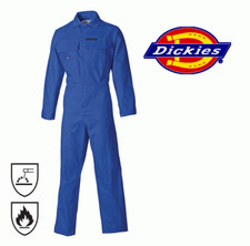 Dickies Proban Coverall Overall, Flame Retardant Finish, Boiler Suit Royal Blue