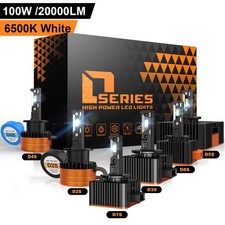2x 100W LED Headlight D1S D2S