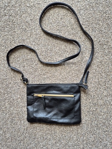 Black shoulder handbag - black,