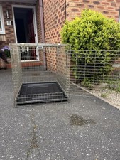 Large Rosewood Dog Crate