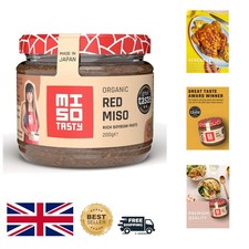 Miso Tasty Organic Red Miso Paste, 200g – Versatile Flavor Enhancer for Recipes