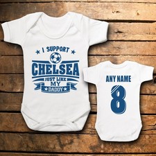 Personalised Chelsea Baby Grow