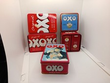 Oval Metal Vintage OXO Tin