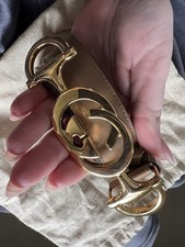 Authentic New Tan Gucci Gold