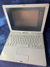 Apple iBook G4 A1133 12.1" Vintage Laptop  PowerPC 1.33Ghz 512MB RAM 40GB HDD