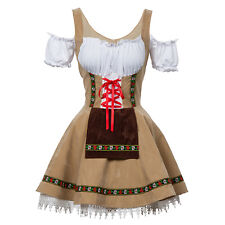 Oktoberfest Costume German Bavarian Dirndl Beer Maid Fancy Dress