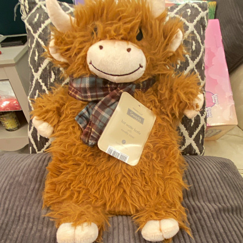 Snuggly highland cow plush - cow,