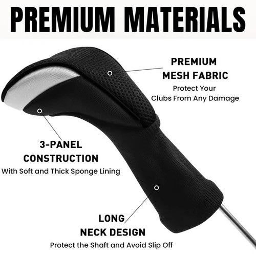 Golf hybrid headcovers nylon - headcovers,
