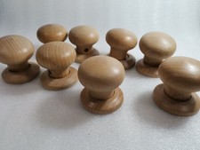 Pack Of 8x Reclaimed Wooden Door Handles / Knobs ID4413 B31