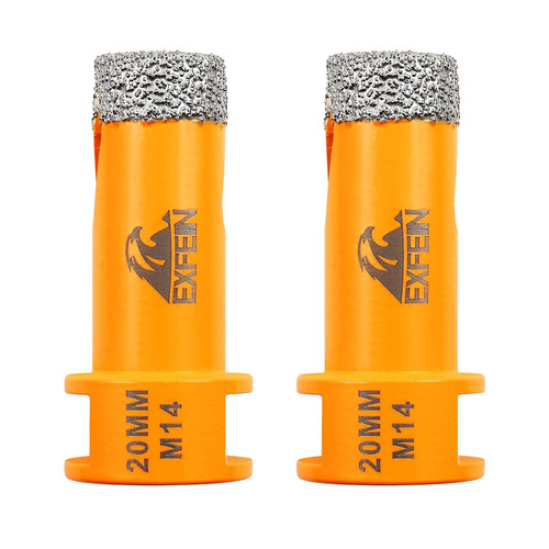 Diamond tile drill bit - bit, 2pcs