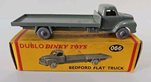 Dinky toys dublo grey - toys, flatbed