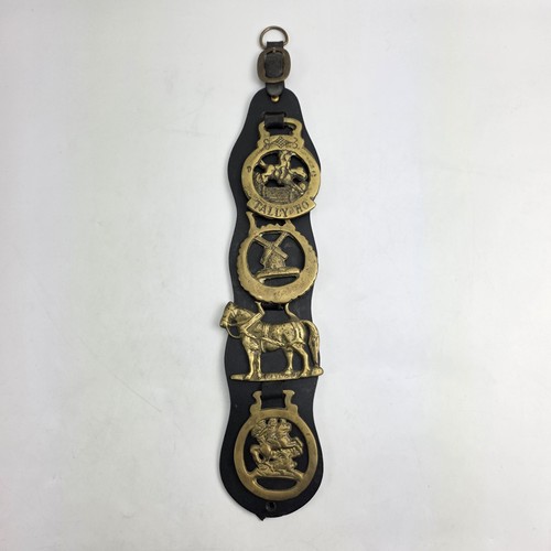 Vintage horse brasses harness - vintage,