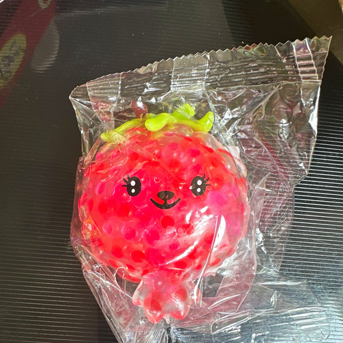 Pink strawberry gel squeeze - gel,